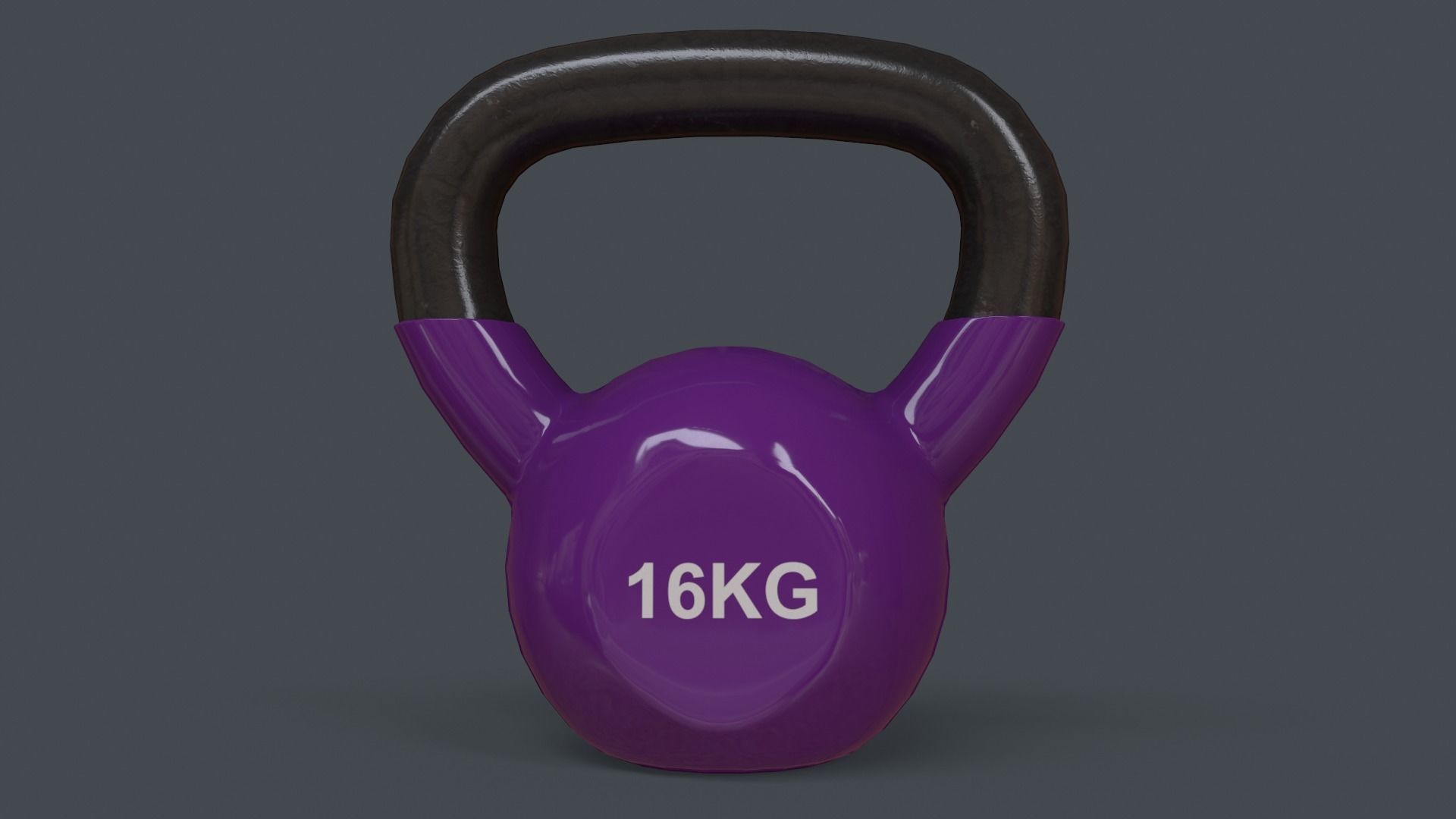 PBR 4-16KG Kettlebell V1 - Multi color Pack  3D Model Collection_100