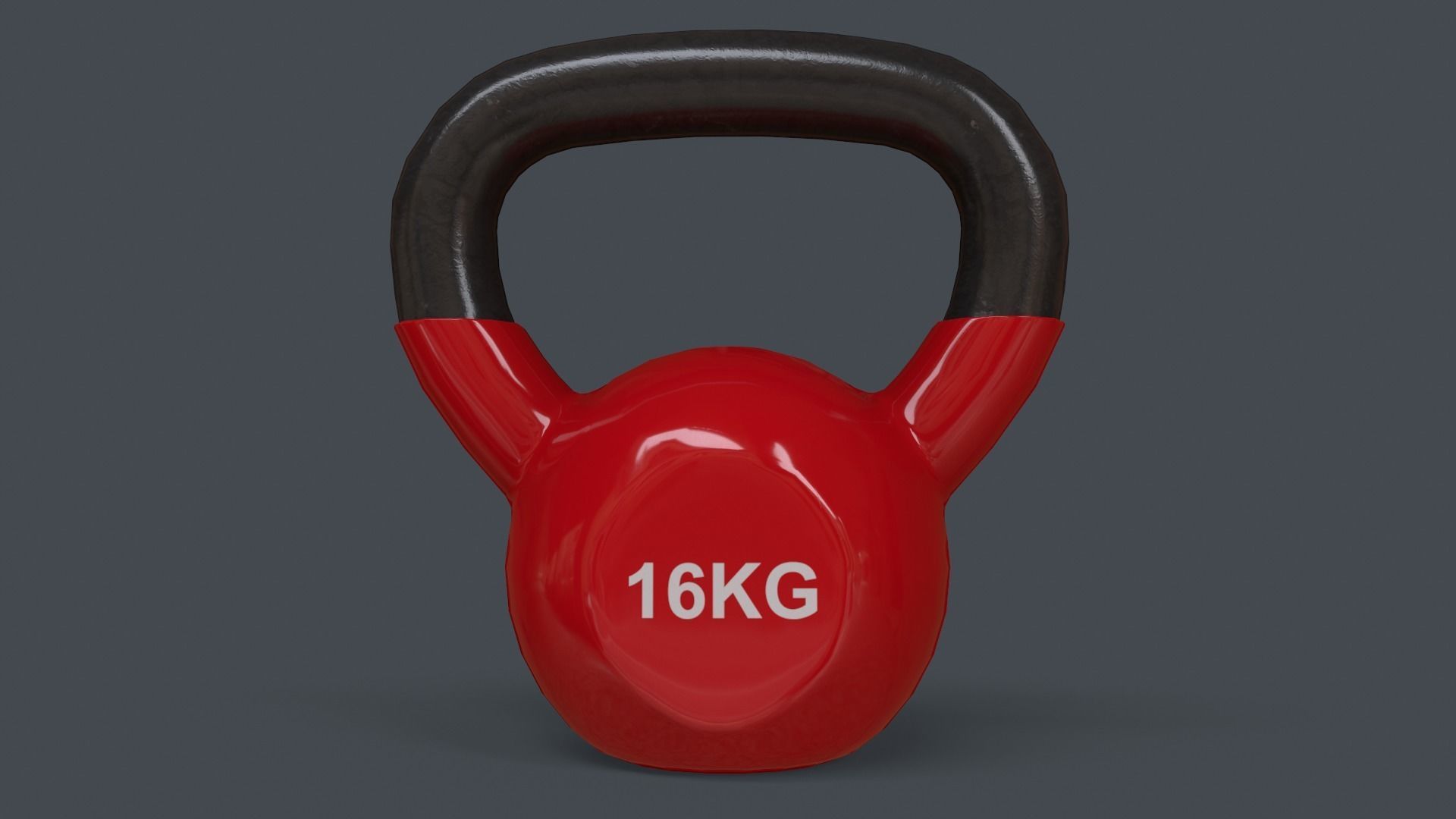 PBR 4-16KG Kettlebell V1 - Multi color Pack  3D Model Collection_99