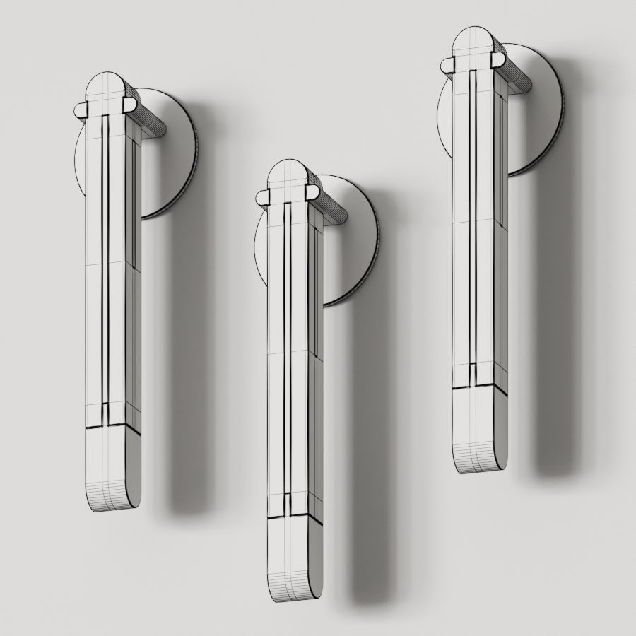 Independent Torpedo Wall Lamp by Skram 3D model_1