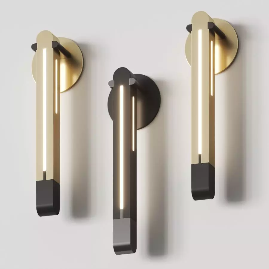 Independent Torpedo Wall Lamp by Skram 3D model_0