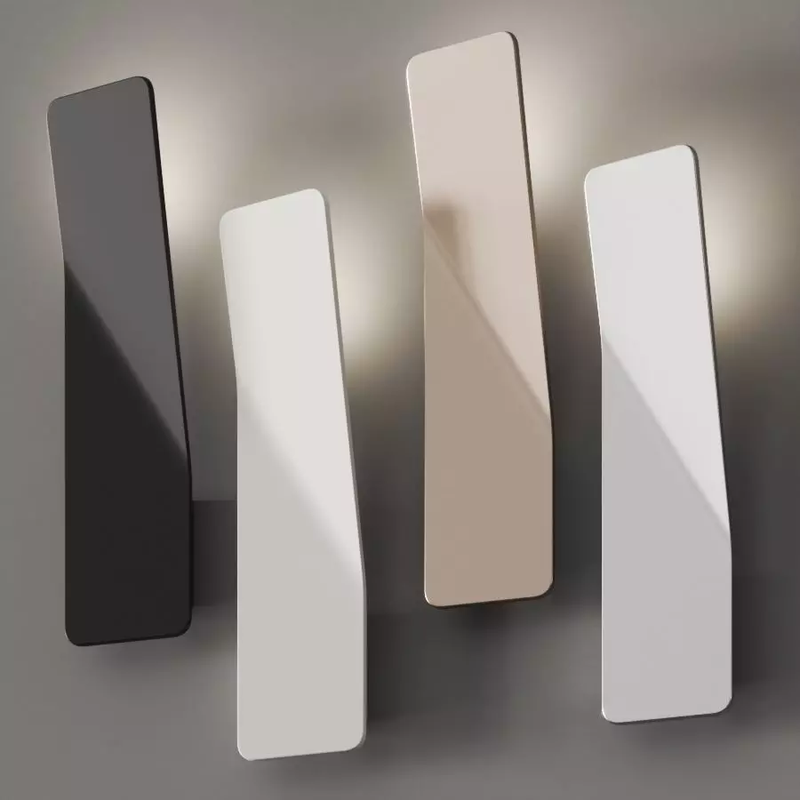 Bent Wall Lamp by Dexter 3D model_0