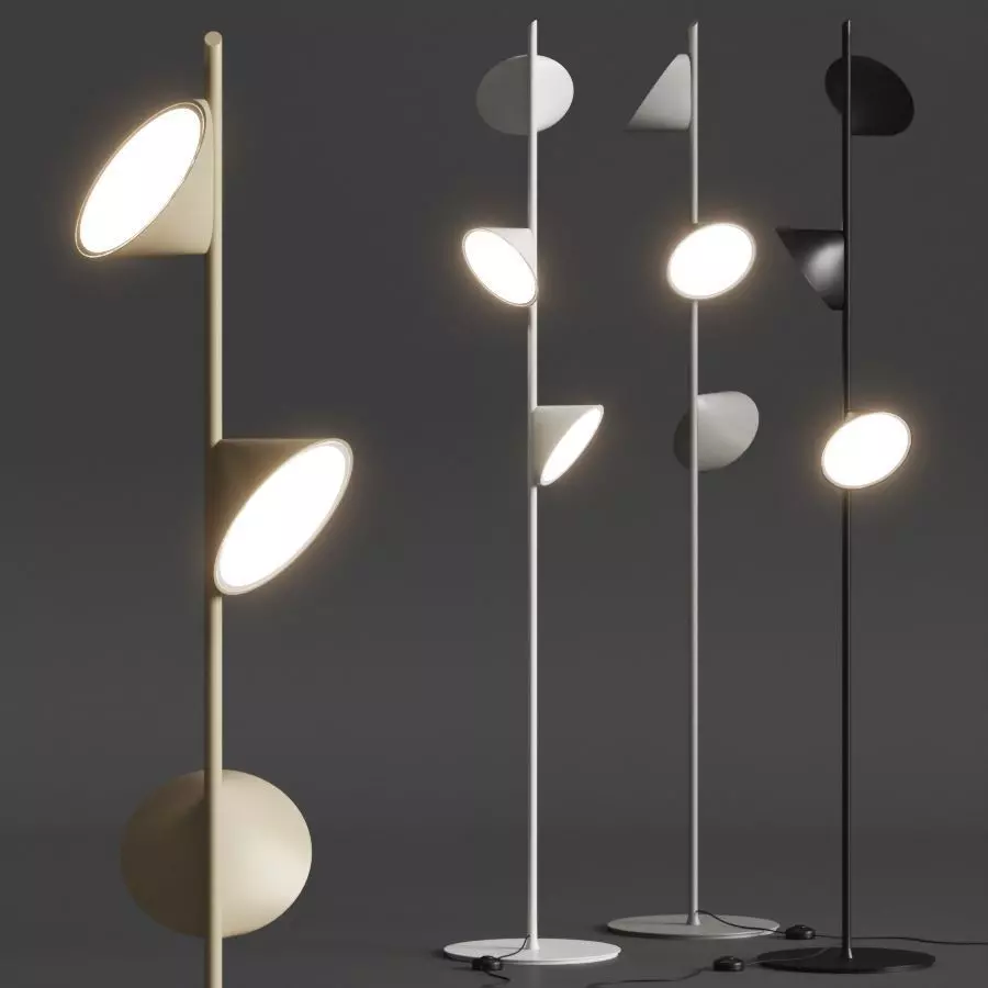 Orchid Floor Lamp by Axolight 3D model_0