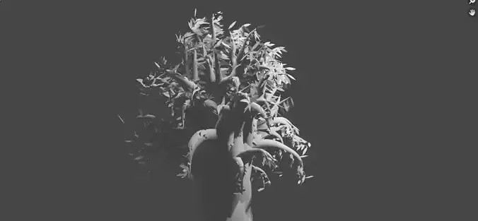 Alien tree- Rigged and animated