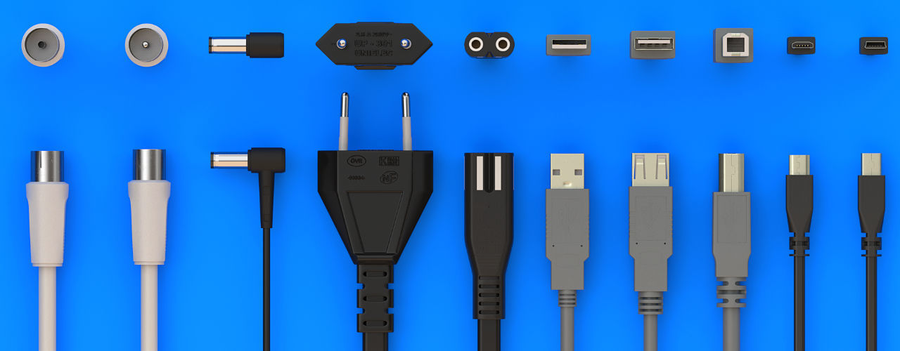 Cable Plugs Volume 2 3D model_9