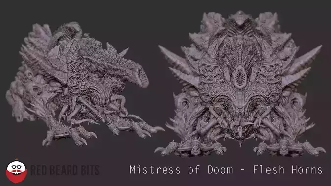 Xenoteras Mistress of Doom 3D print model