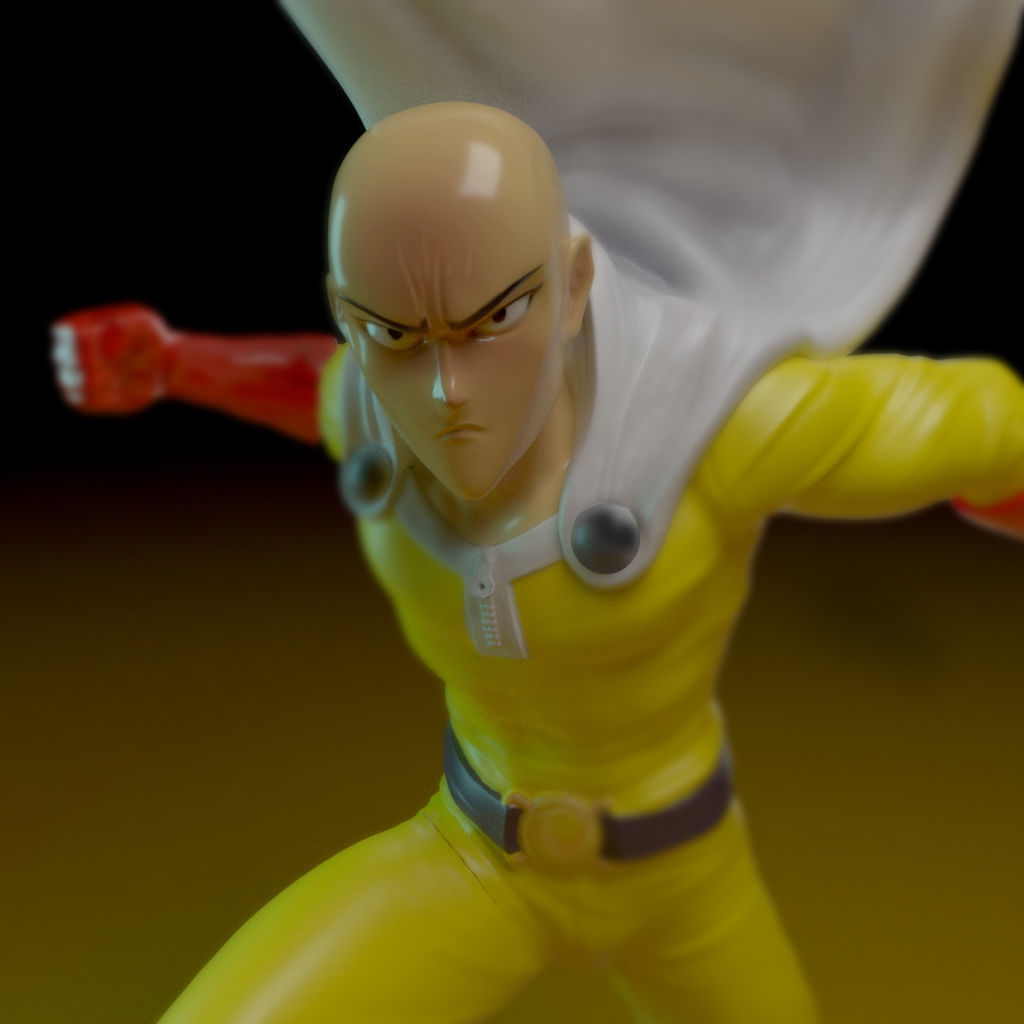 Saitama-One Punch-Man -35Cm 3D print model_6