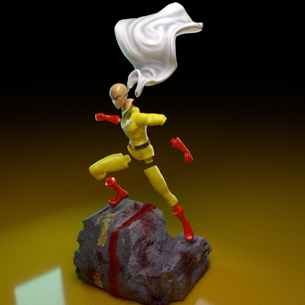 Saitama-One Punch-Man -35Cm 3D print model_7