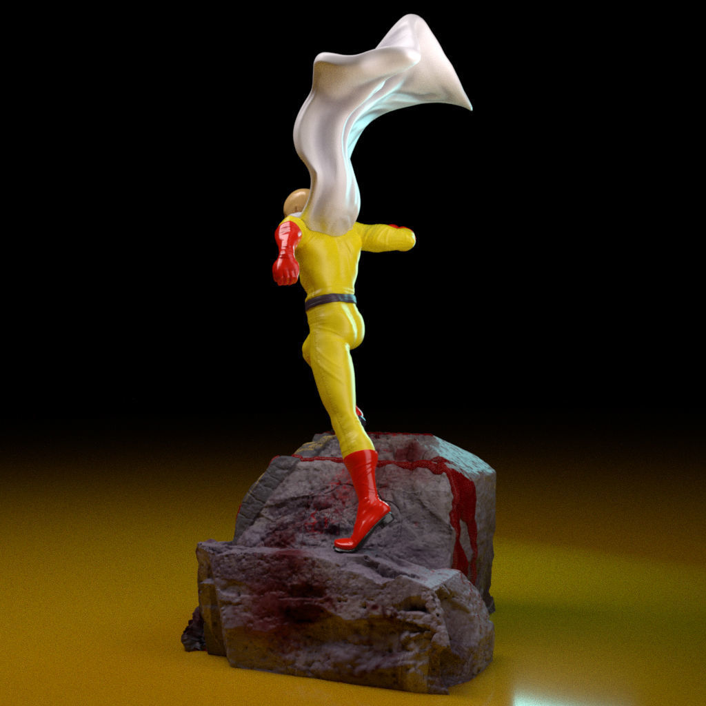 Saitama-One Punch-Man -35Cm 3D print model_4