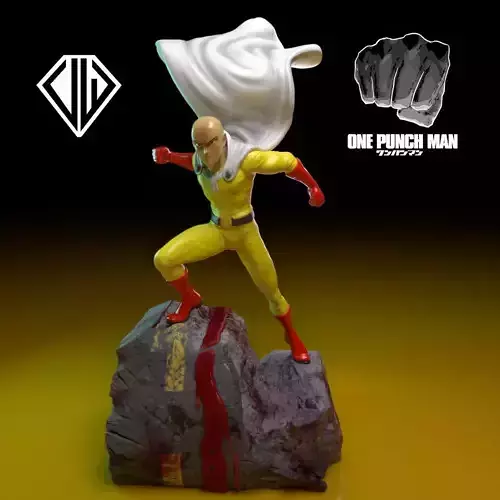 Saitama-One Punch-Man -35Cm 3D print model