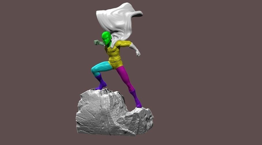 Saitama-One Punch-Man -35Cm 3D print model_19
