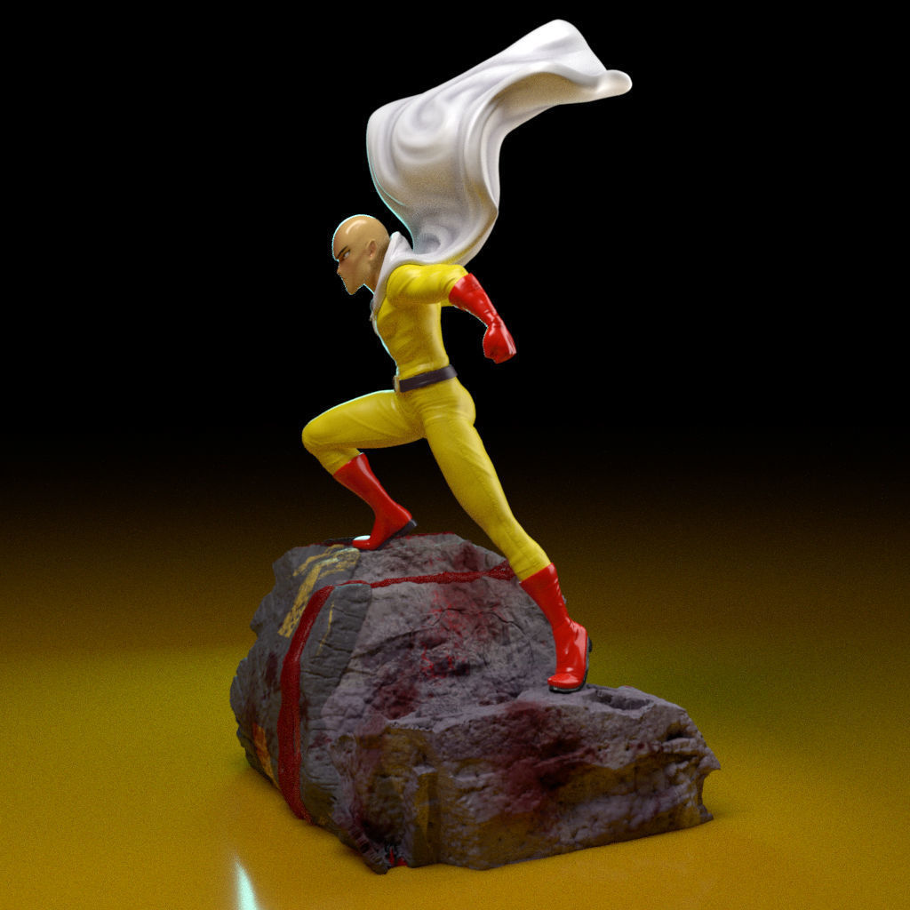 Saitama-One Punch-Man -35Cm 3D print model_1