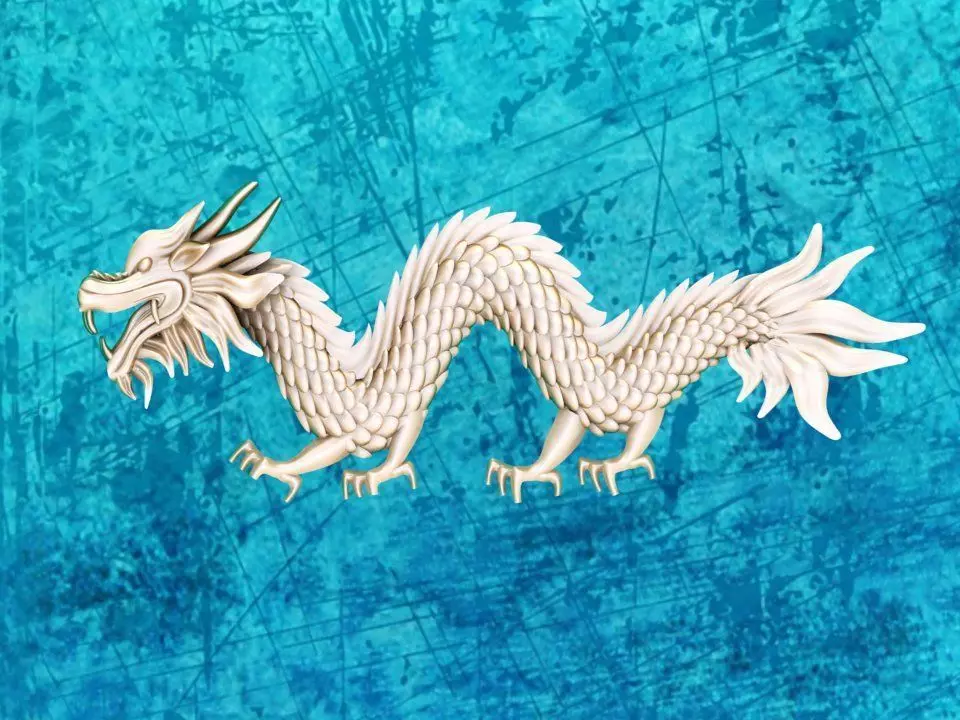 Dragon for jewelry - Dragon for ring - Dragon for pendant - N919 3D print model