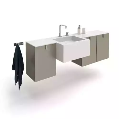 Modern Bathroom Vanity Set