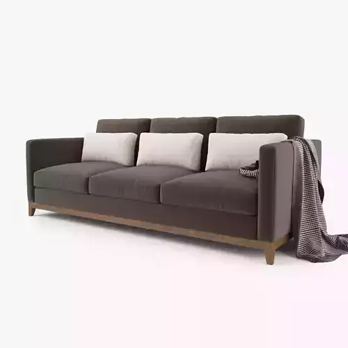 Crate and Barrel Taraval 3 Seat Sofa 3D model