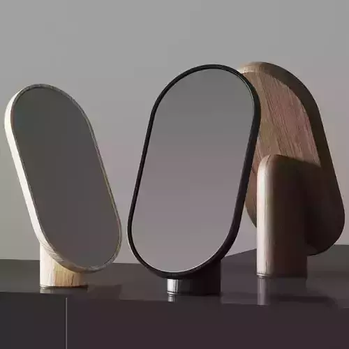 Woodturn Mirror by tre product