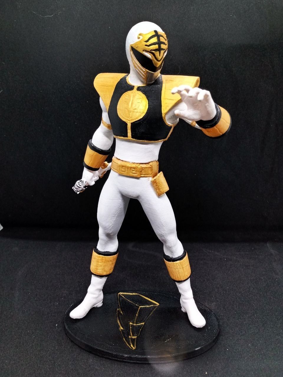 Tommy Oliver - White Tiger Ranger - Mighty Morphin Power Rangers 3D print model_6