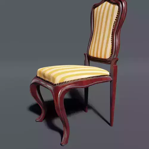 antiga cadeira Luis xv madeira nobre