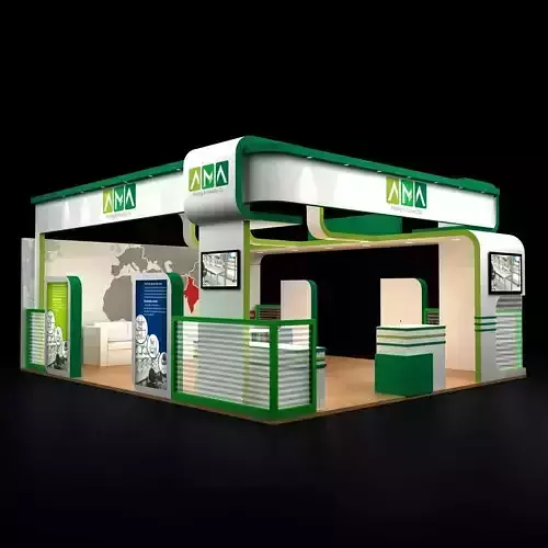 Exhibition Booth 3D model