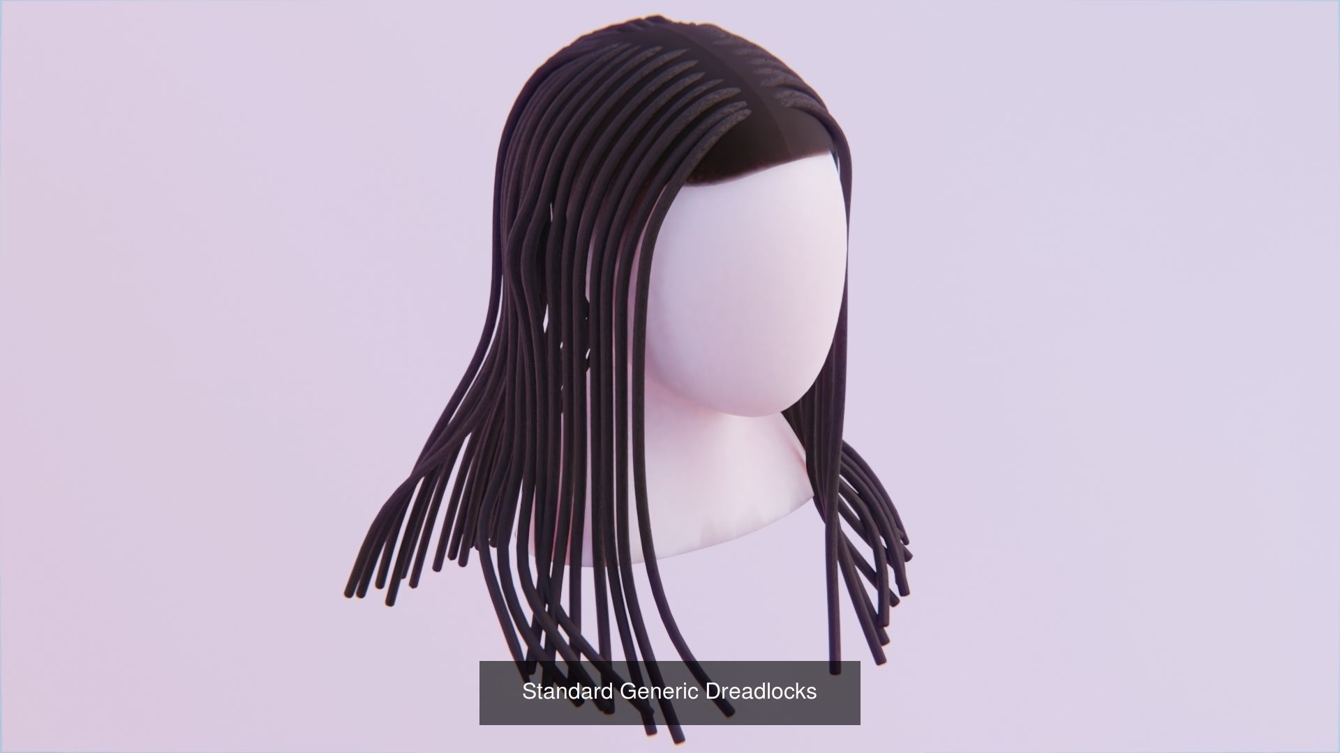 Hair Pack - All Styles by Tiko 3D Model Collection_37