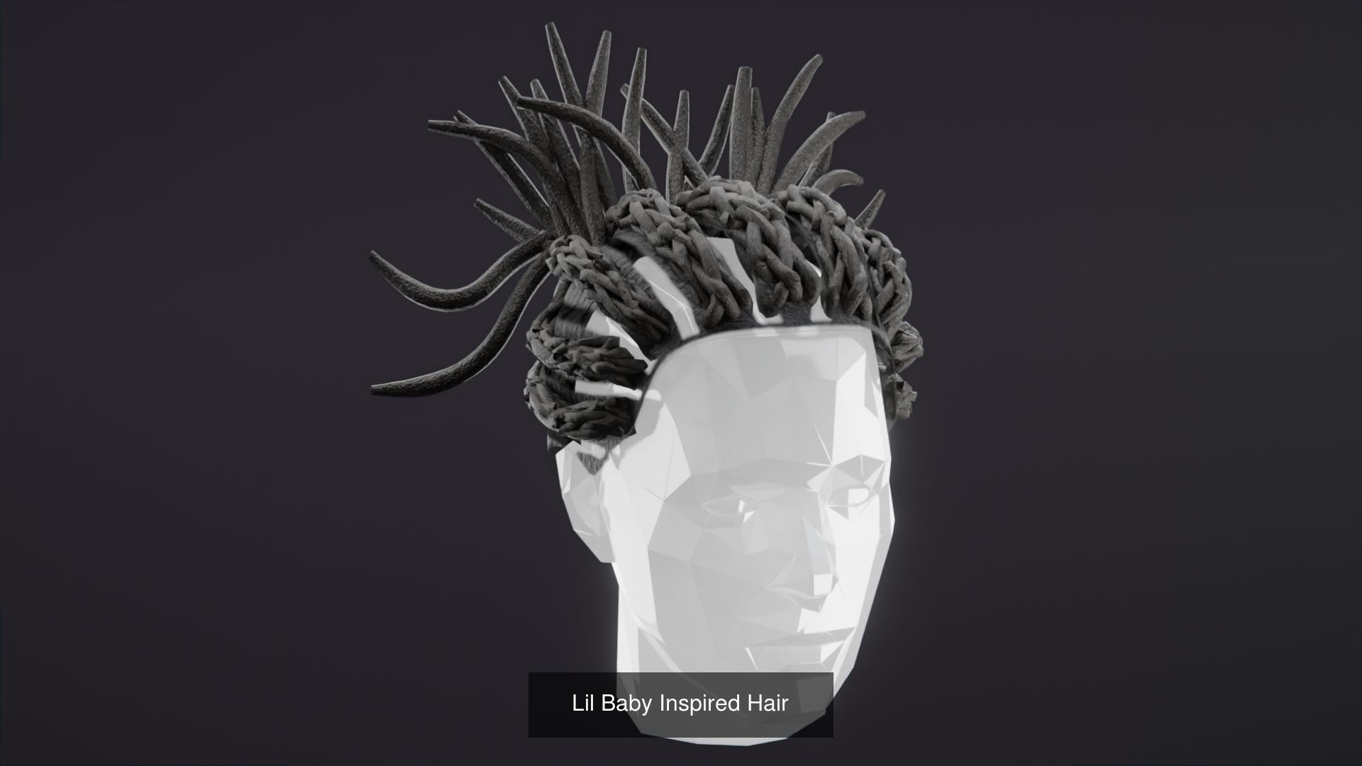 Hair Pack - All Styles by Tiko 3D Model Collection_10