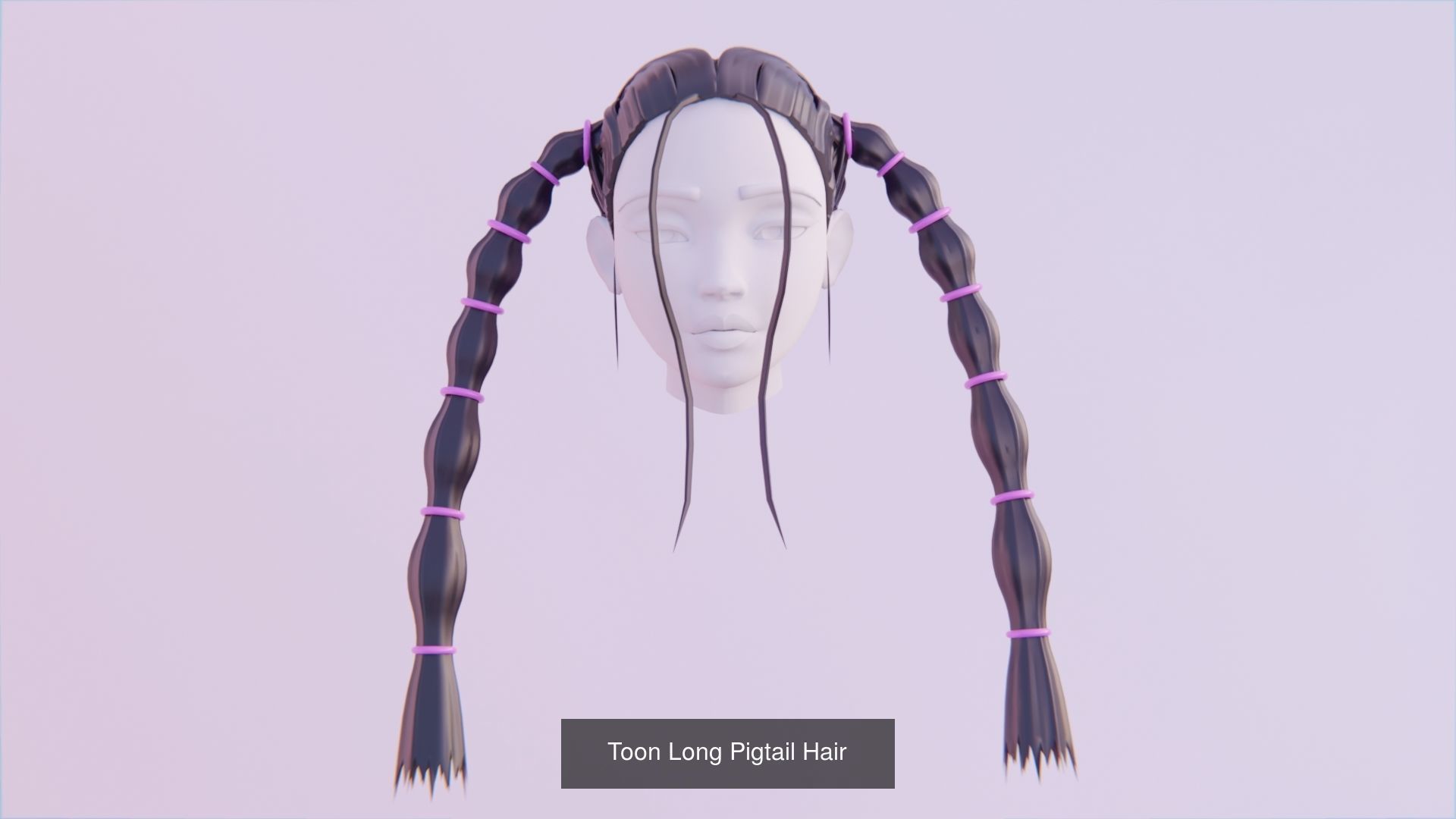 Hair Pack - All Styles by Tiko 3D Model Collection_36