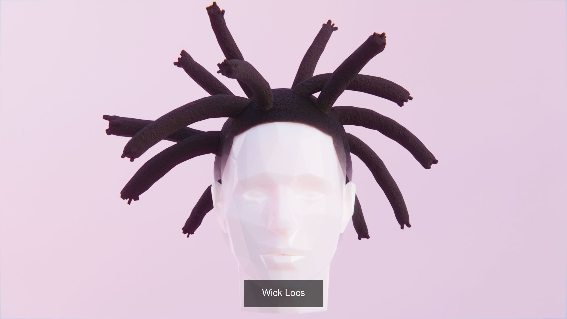 Hair Pack - All Styles by Tiko 3D Model Collection_61
