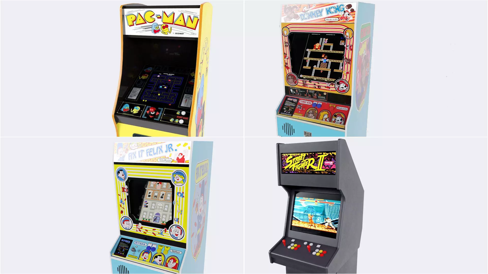 Arcade Machines Low-poly 3D model_0
