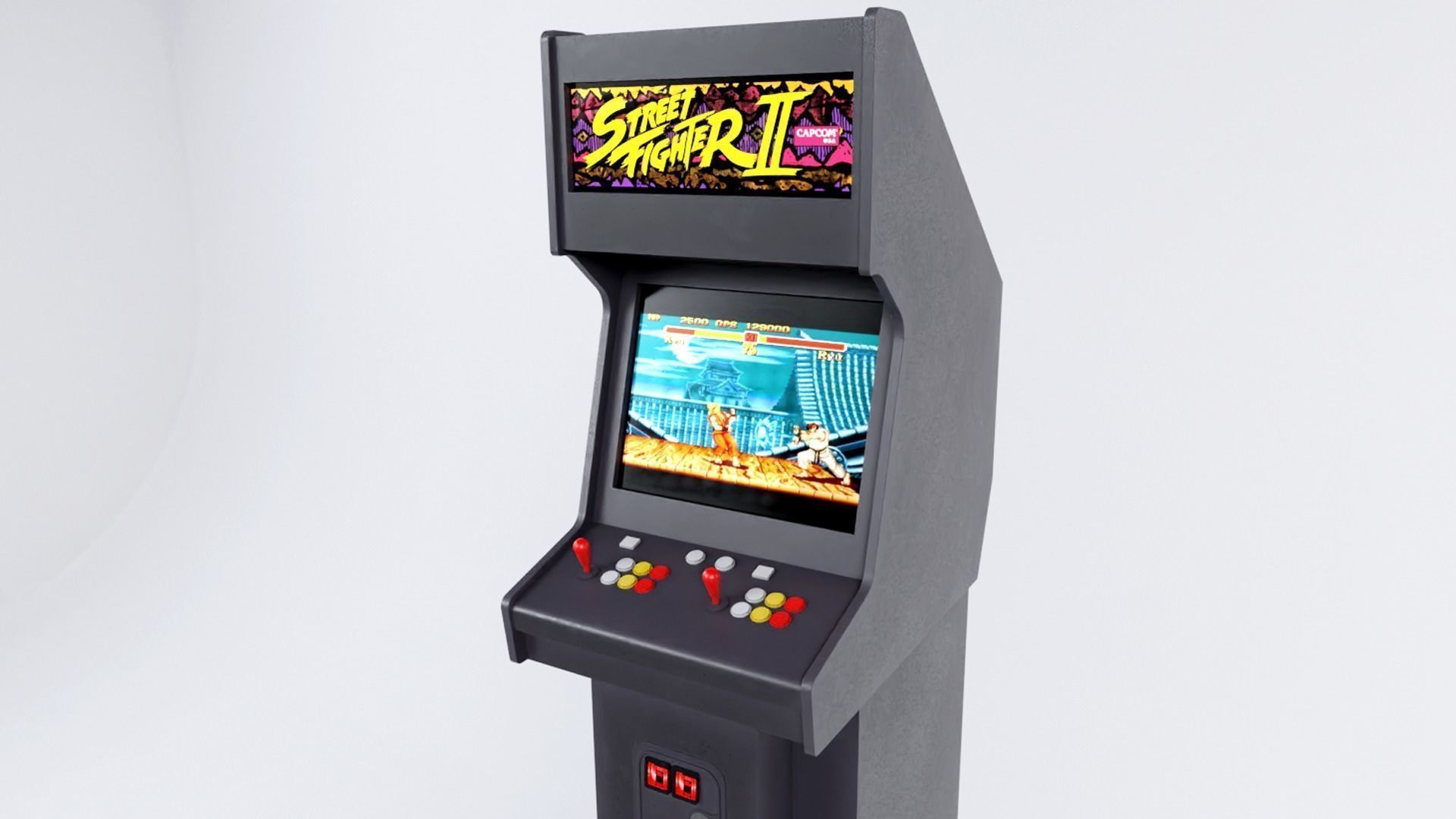 Arcade Machines Low-poly 3D model_2