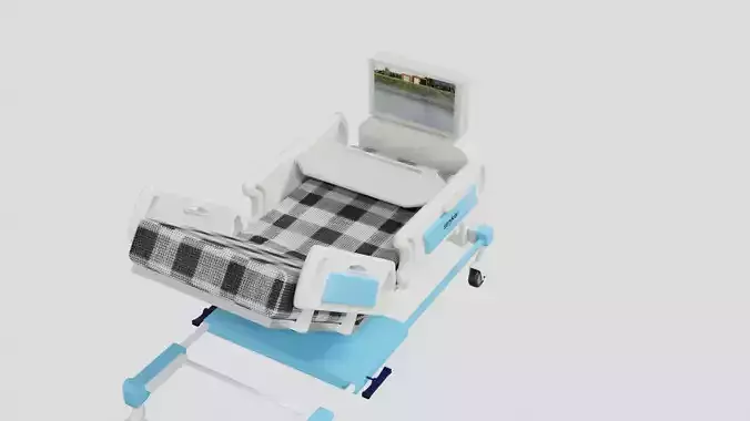 modern hospital bed