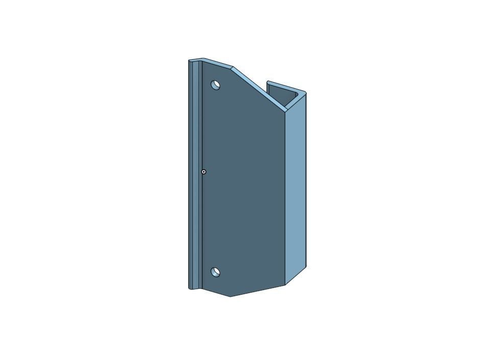 Handle for screen door 3D print model_1