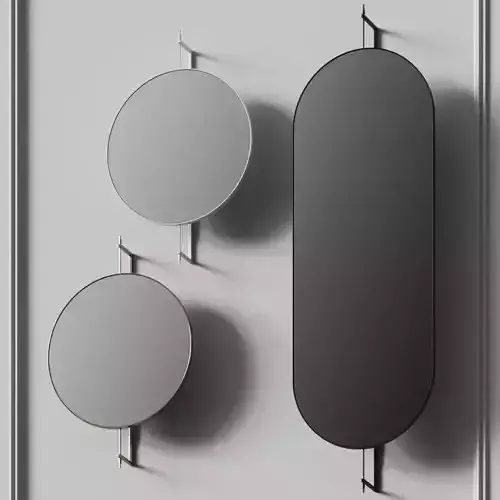 Rotating Mirror by Kristina Dam Studio