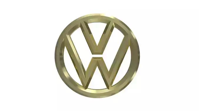 3D Volkswagen Emblem