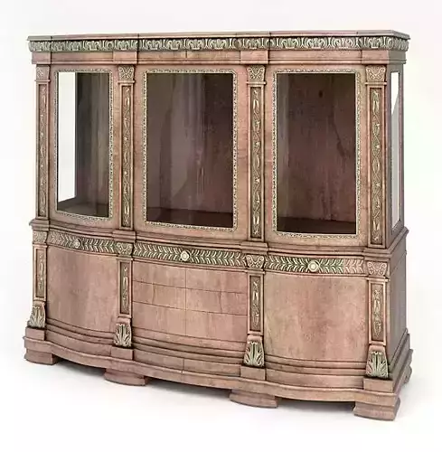 Large Wooden Decorative  Cabinet