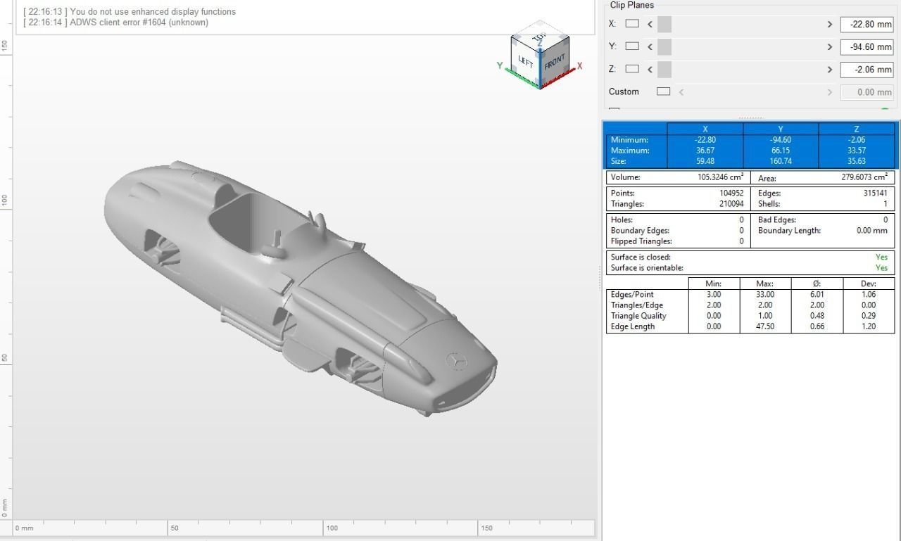 Mercedes Benz W196 print  3D print model_5
