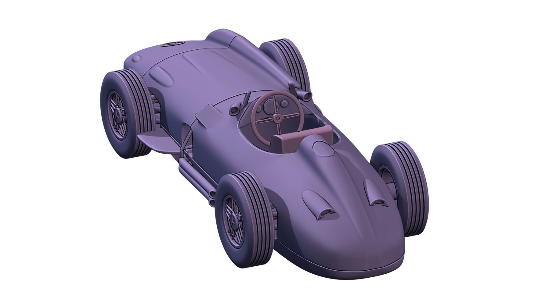 Mercedes Benz W196 print  3D print model_2