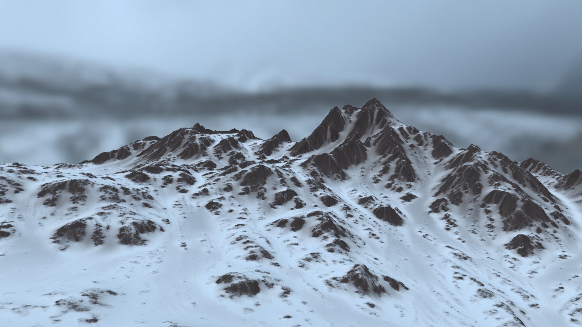 Snow Mountain 3D model_21