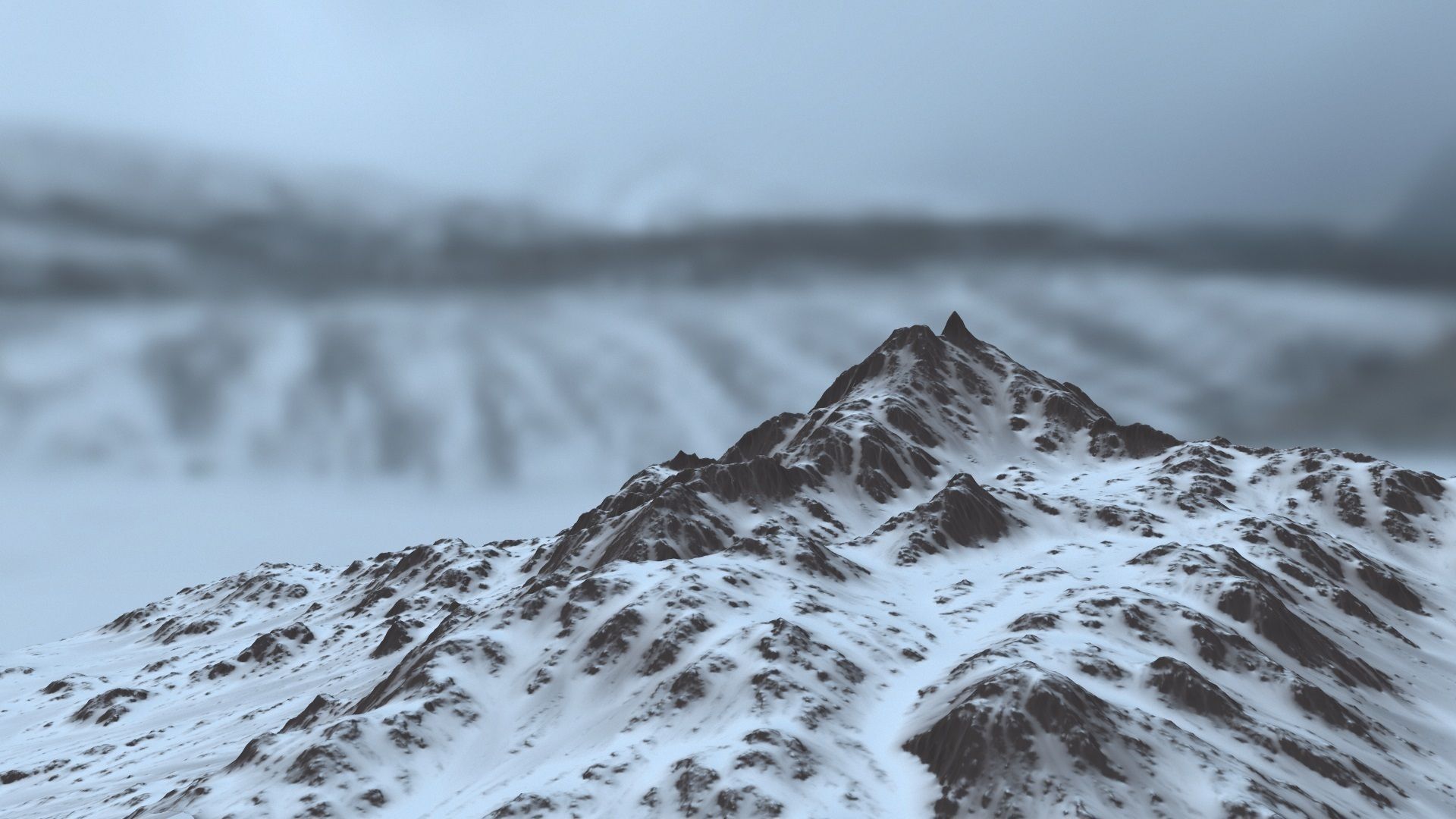 Snow Mountain 3D model_17