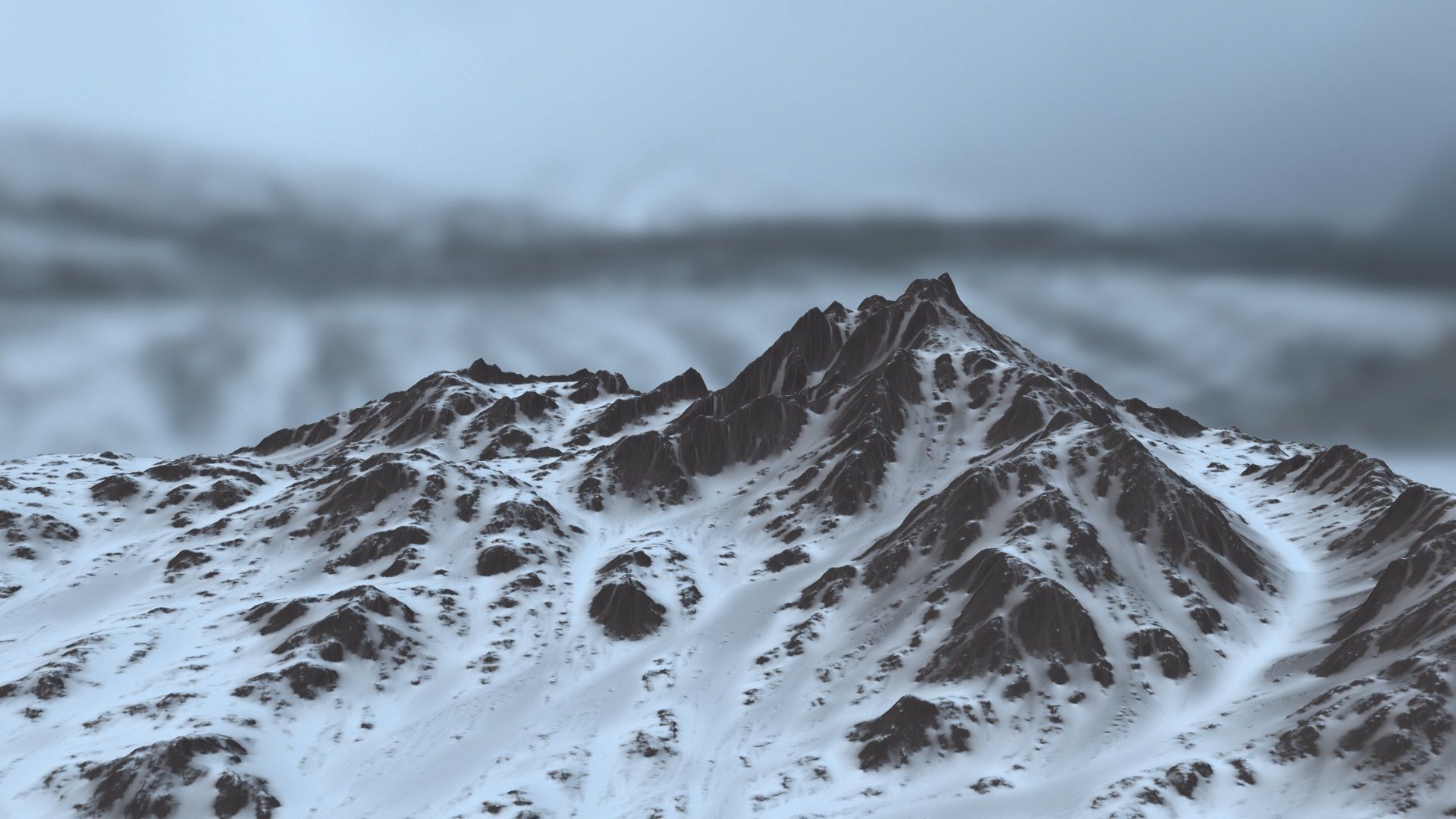 Snow Mountain 3D model_19