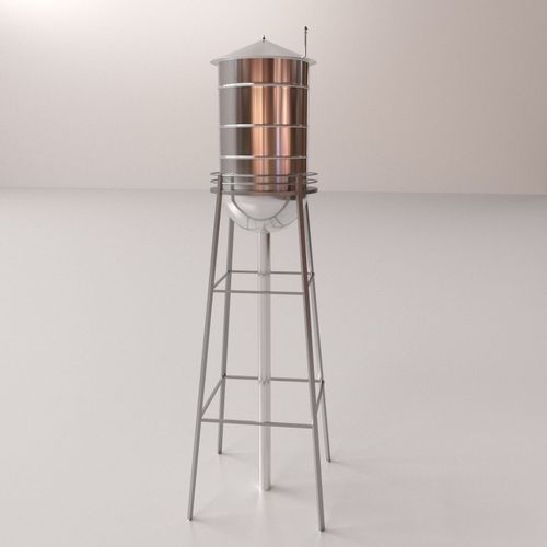 Water Tower 3D model