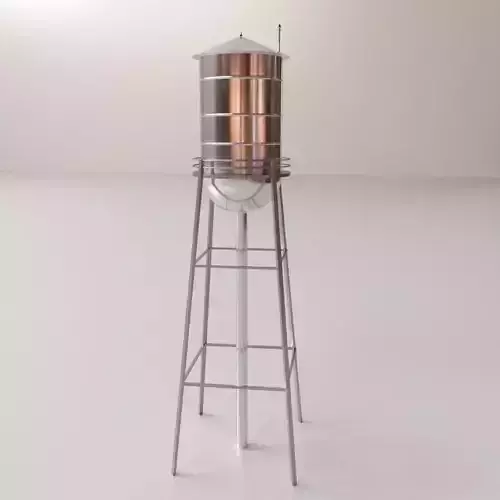 Water Tower 3D model