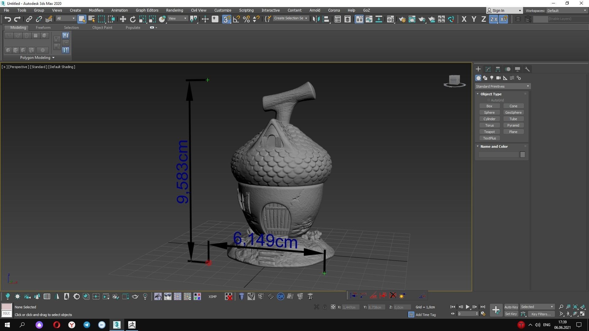 acorn cute forest house squirrels 3D print model_8