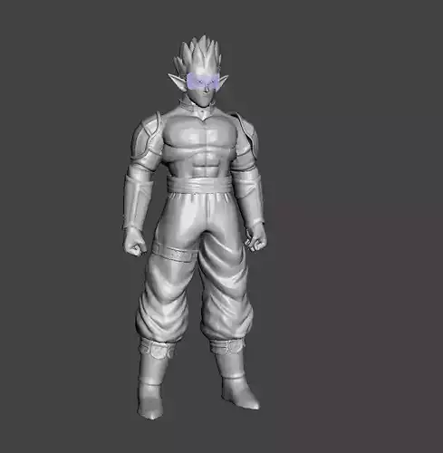 Hearts 3D Model dragon ball character