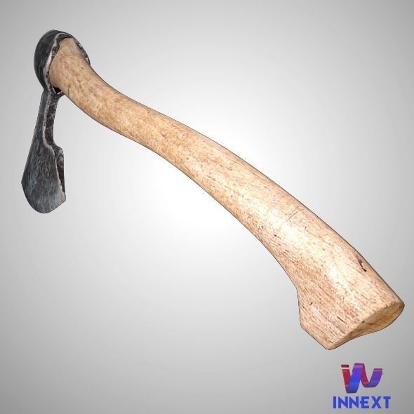 Viking Axe 3D model_0