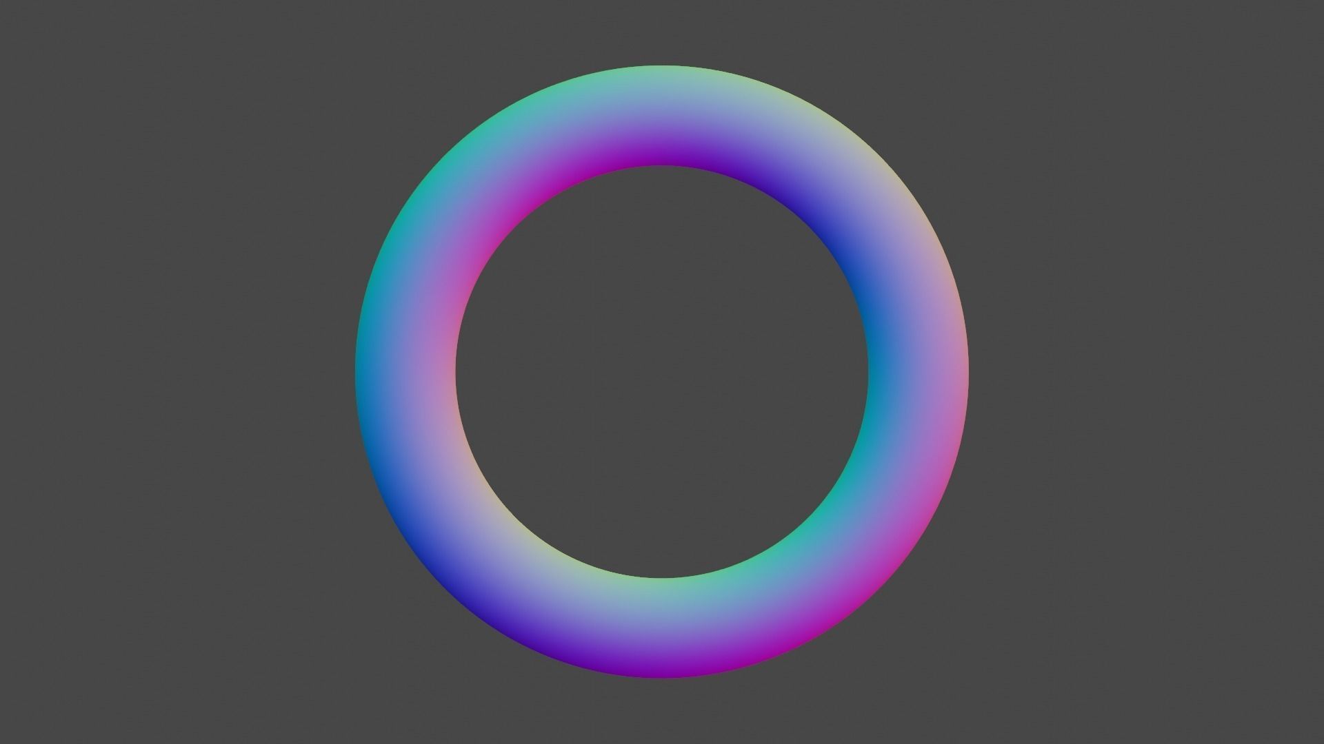 Ring Ball Low-poly 3D model_4