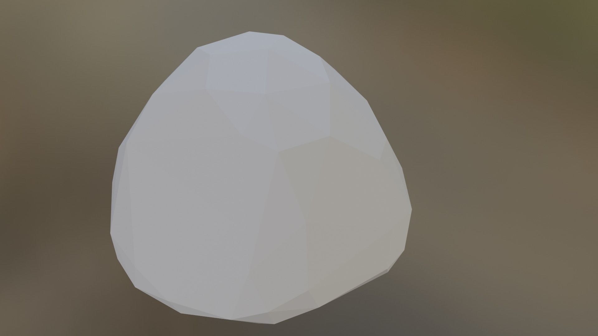 Low Poly Rock 1 egg Free low-poly 3D model_3