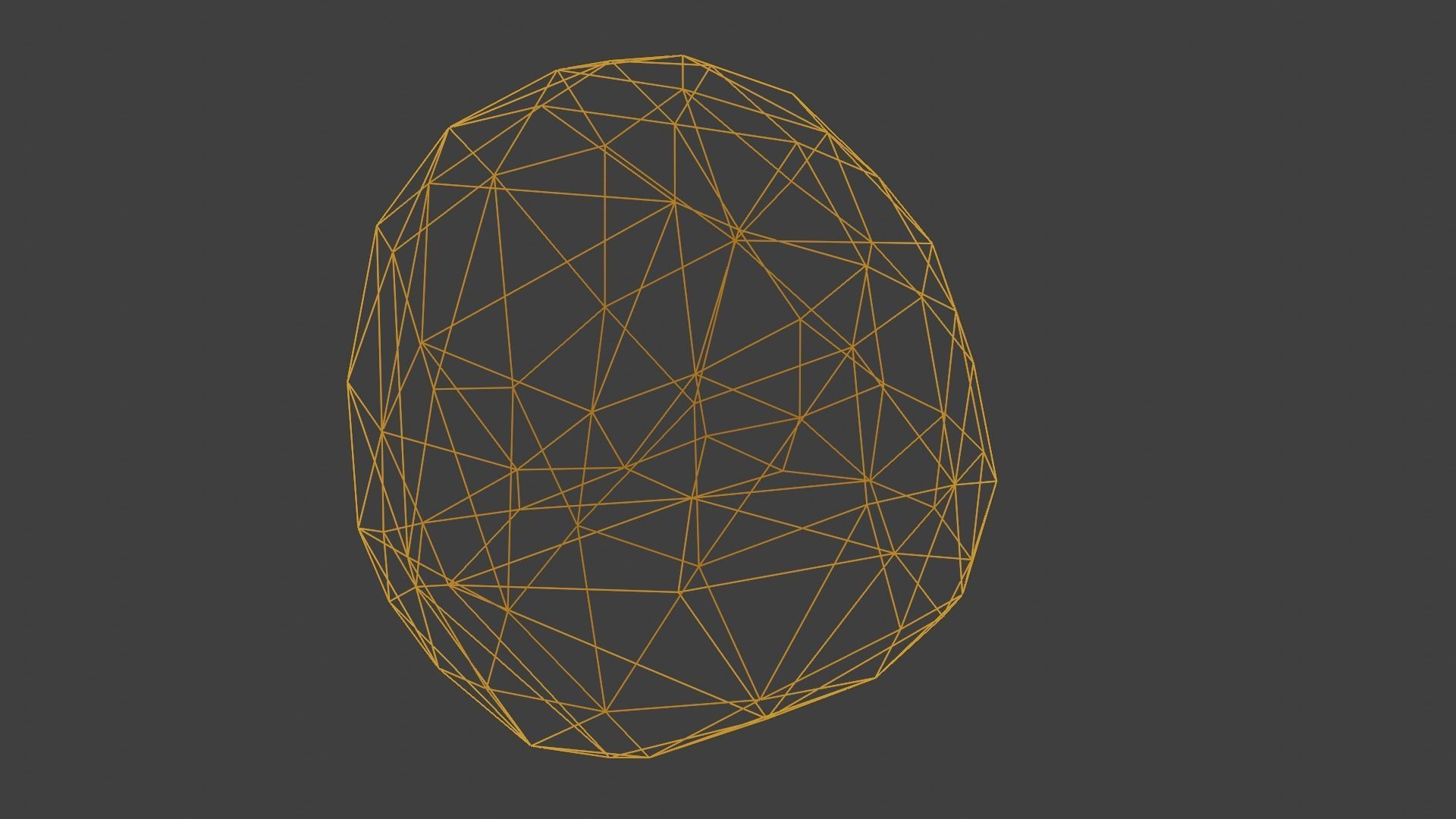 Low Poly Rock 1 egg Free low-poly 3D model_4