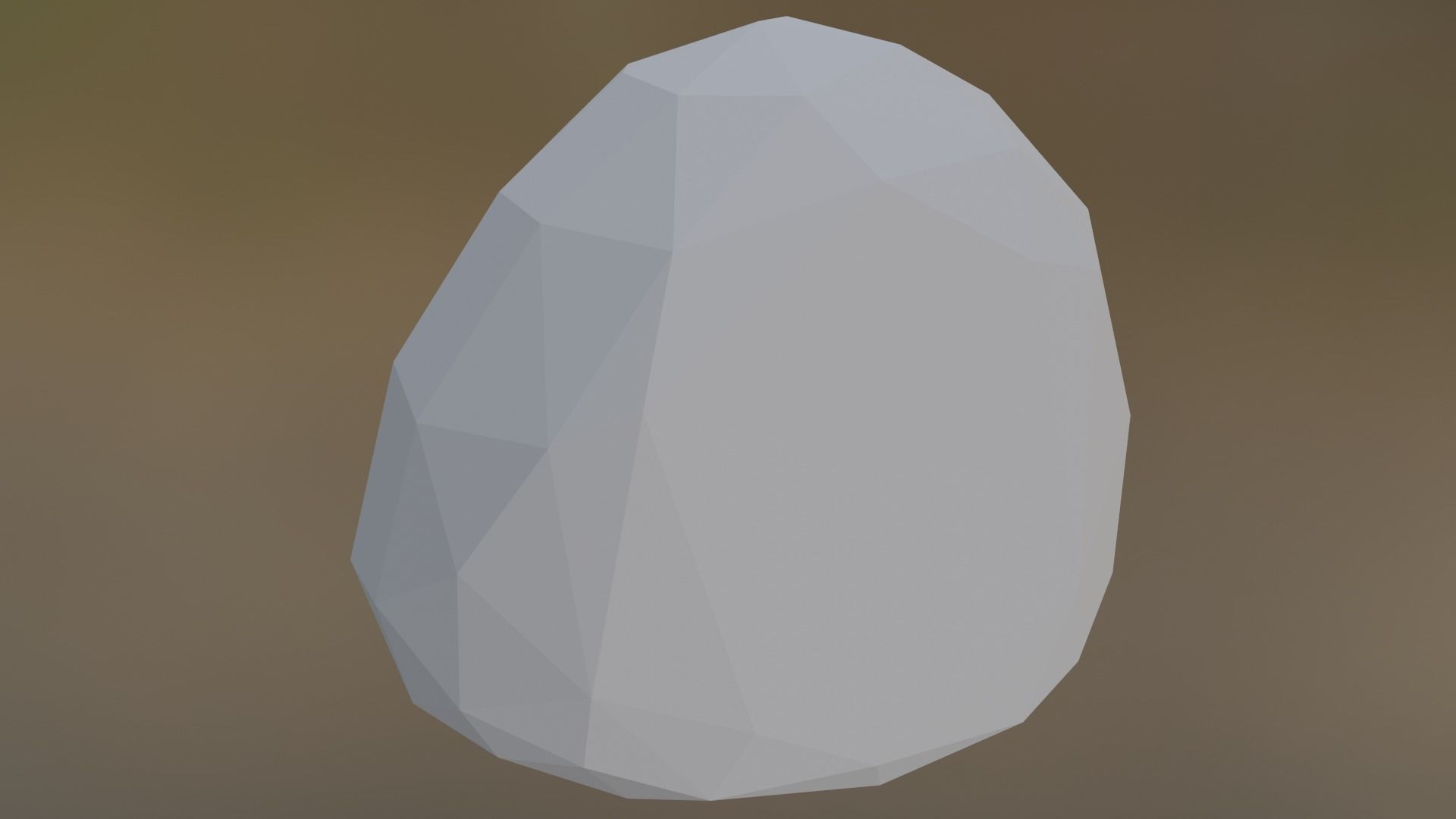 Low Poly Rock 1 egg Free low-poly 3D model_2