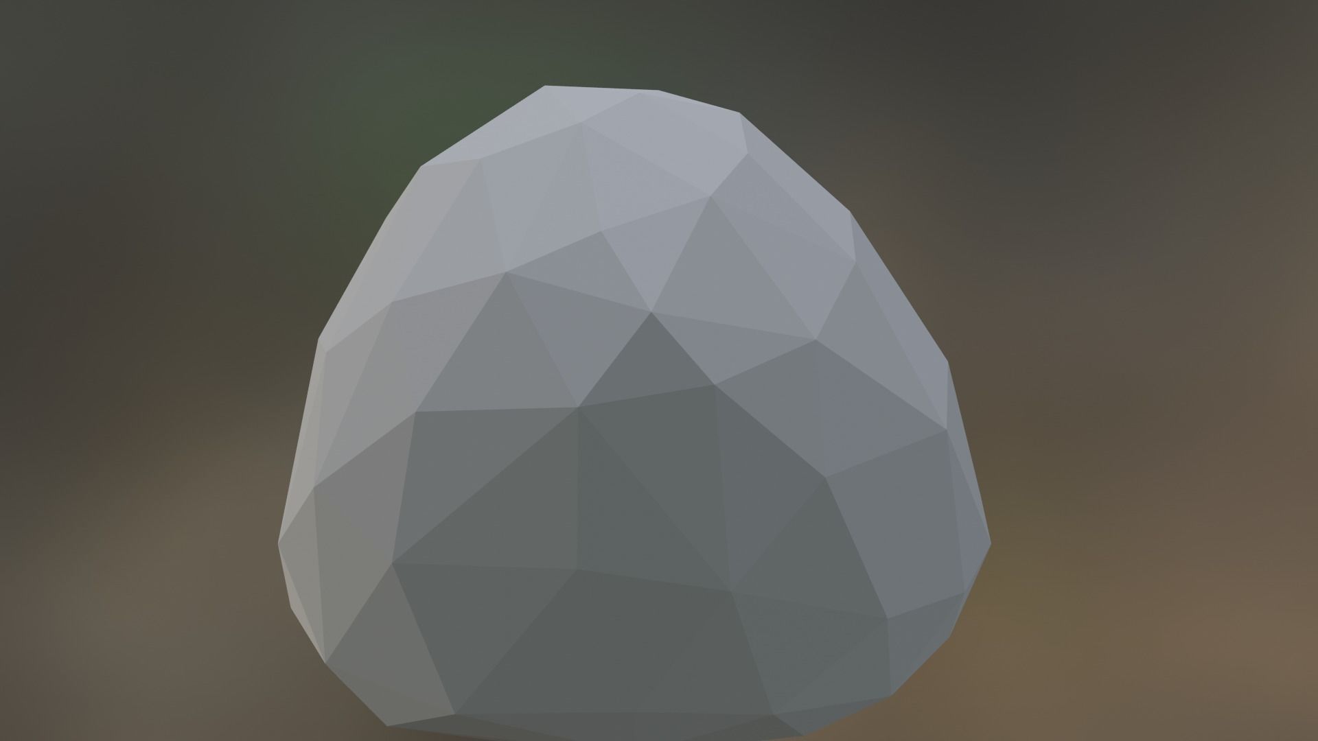 Low Poly Rock 1 egg Free low-poly 3D model_1