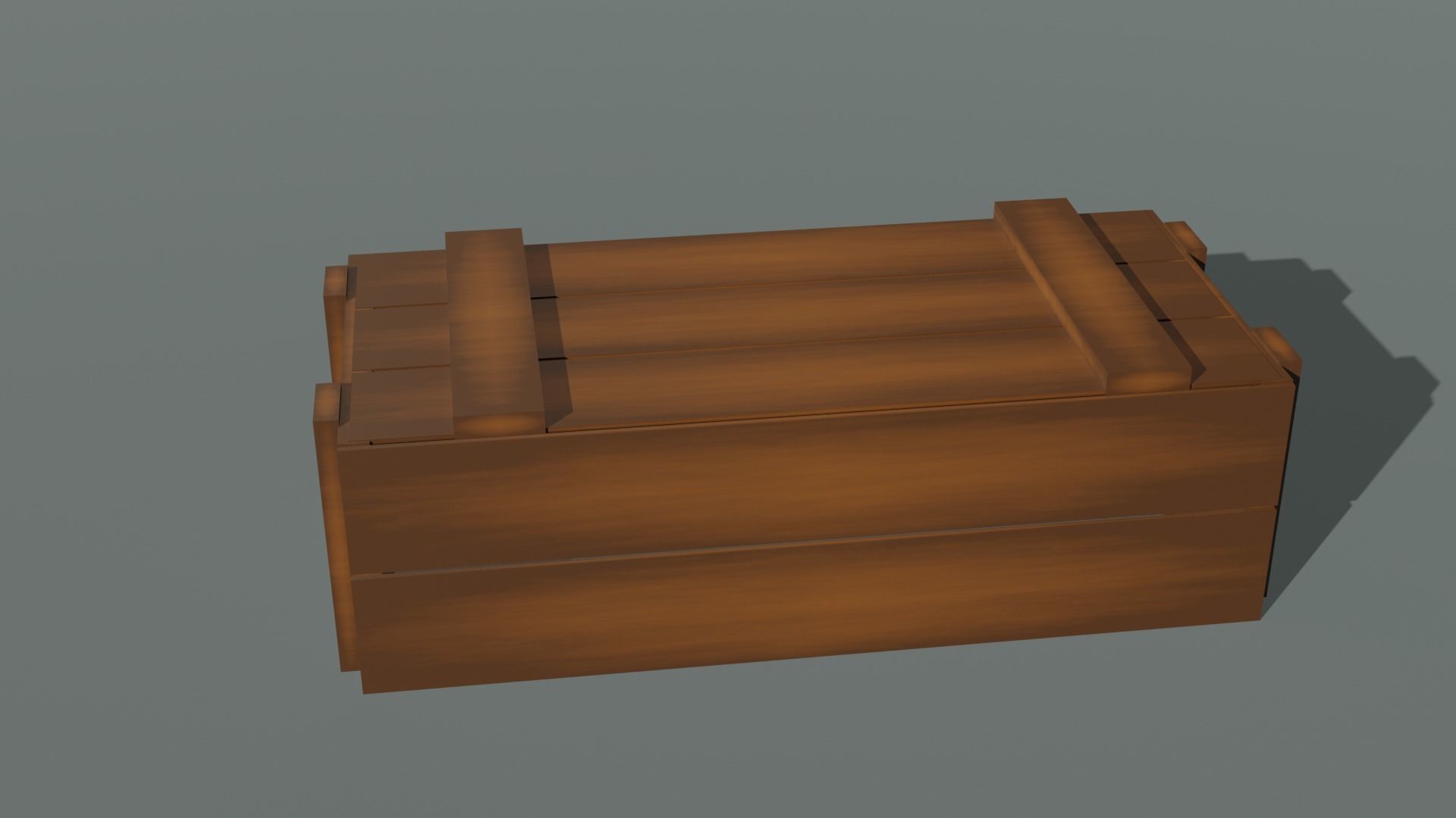  Set of 14 wooden boxes low poly game ready Free low-poly 3D model_20