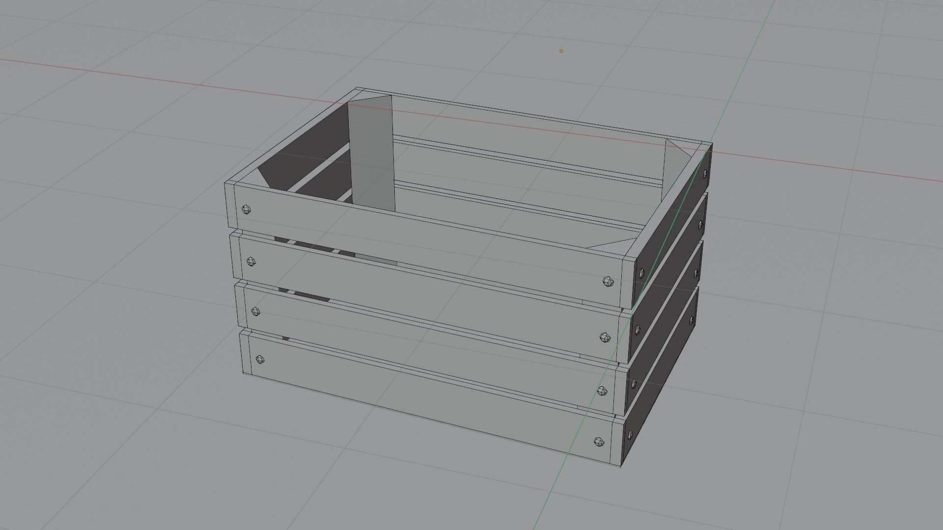  Set of 14 wooden boxes low poly game ready Free low-poly 3D model_15